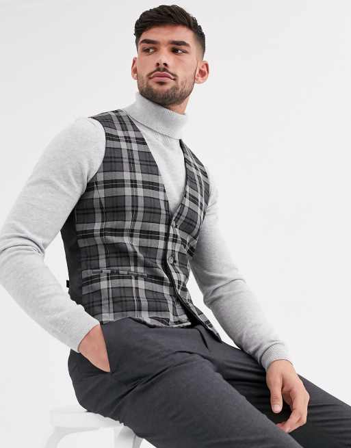 ASOS DESIGN – Grau karierter, superenger Anzug, 3 von 3