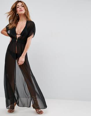 long maxi beach cover up