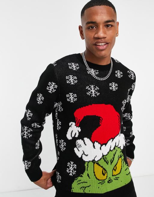 Mens 2025 grinch jumper