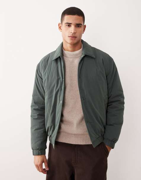ASOS DESIGN - Grøn bomber-jakke - view 1