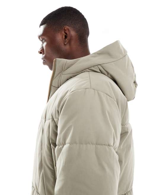 ASOS DESIGN - Grøn dynejakke, 4 af 5