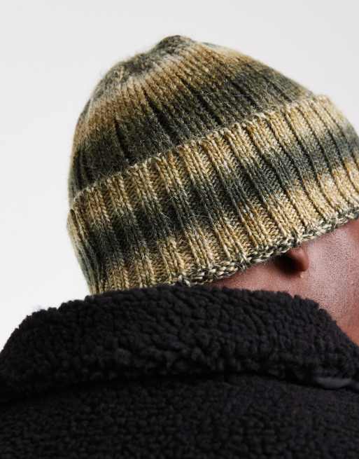 ASOS DESIGN - Grøn strikhue med ombre-design, 2 af 3