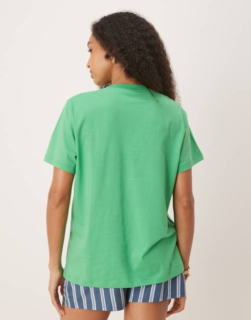ASOS DESIGN - Grøn T-shirt med almindelig pasform og "Seoul".grafik, 4 af 4