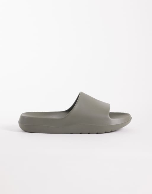 ASOS DESIGN - Grønne chunky sliders, 3 af 4