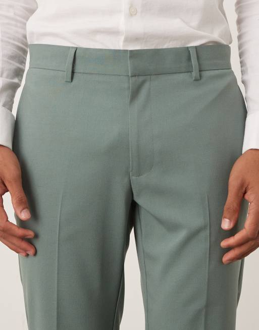 ASOS DESIGN - Grønne skinny-habitbukser, 4 af 5