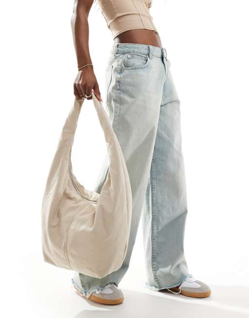 ASOS DESIGN – Große, weiche Tragetasche zum Umhängen aus Canvas, 2 von 4