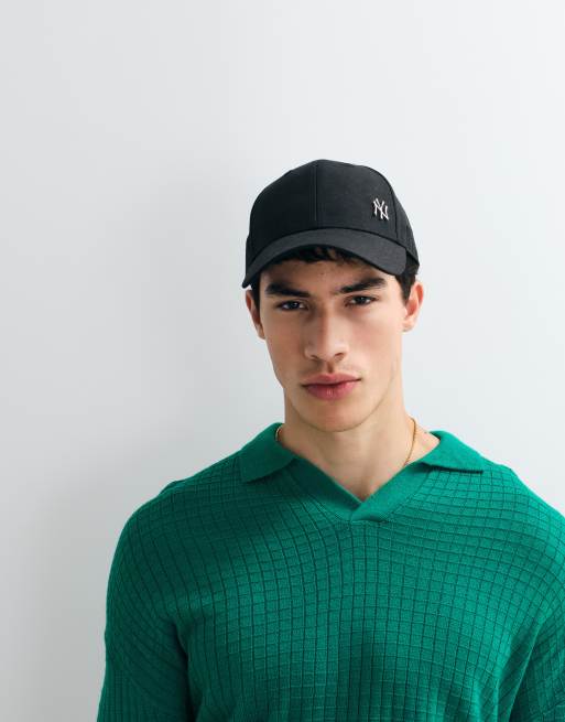 ASOS DESIGN – Grön, stickad tröja i oversize med sprund vid halsen, 3 av 5