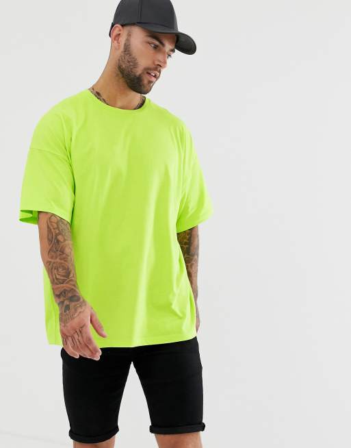 ASOS DESIGN – Grön t-shirt i oversize-modell med rund halsringning, 3 av 4