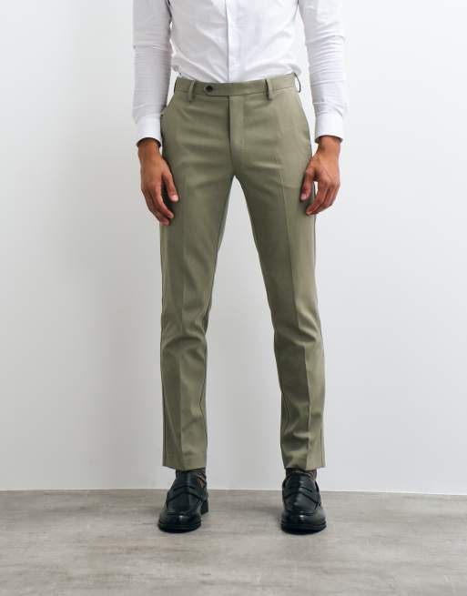 ASOS DESIGN – Gröna, smala kostymbyxor, del av kostym, 2 av 5