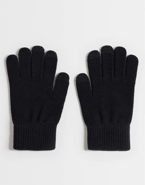 ASOS DESIGN guantes táctiles en negro - view 1