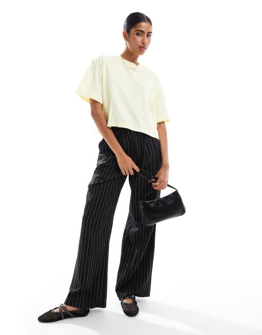 ASOS DESIGN – Gul, kort t-shirt med boxig passform, 2 av 4
