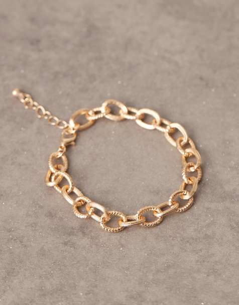 ASOS DESIGN – Guldfärgat kedjearmband - view 1