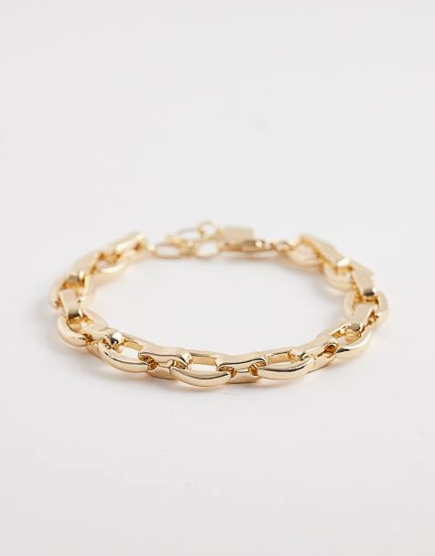 ASOS DESIGN – Guldfärgat kedjearmband - view 1