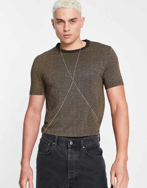 ASOS DESIGN – Guldfärgat smalt kroppssmycke 