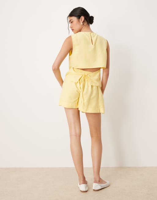 ASOS DESIGN - Gule pull-on-boksershorts - Del af sæt, 3 af 4