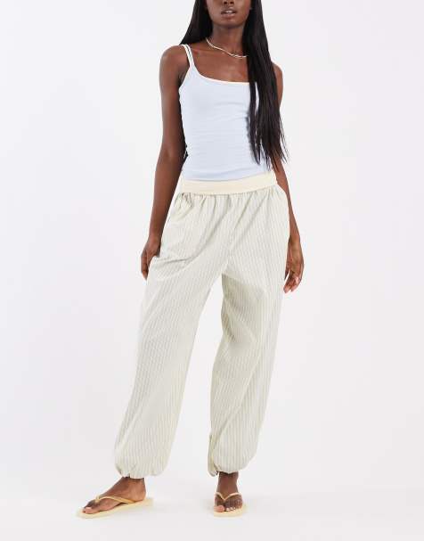 ASOS DESIGN – Gulrandiga ballongbyxor - view 1