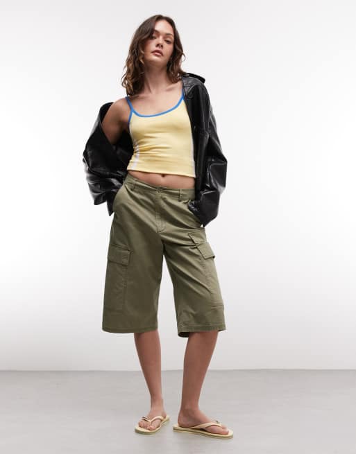 ASOS DESIGN – Gult, sportigt linne med rand i sidan, 2 av 4