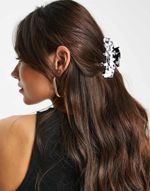 ASOS DESIGN – Haarklammer aus Kunstharz mit zwei Zinken