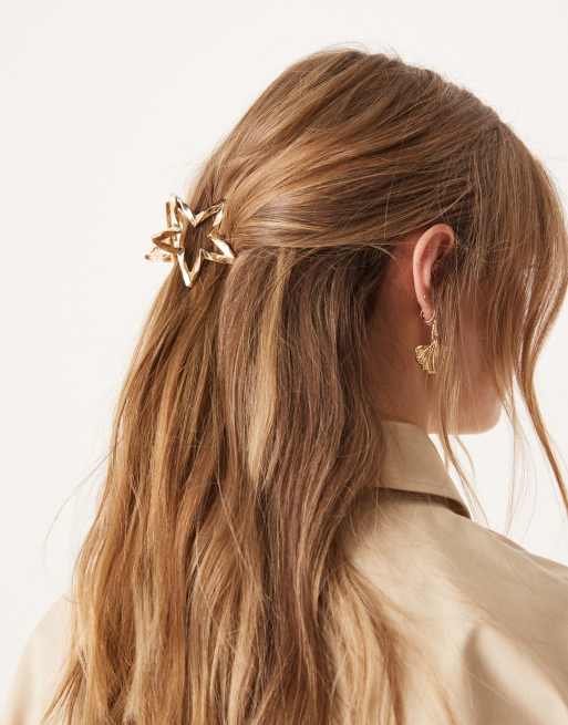 ASOS DESIGN - Haarklem met sterontwerp in goud