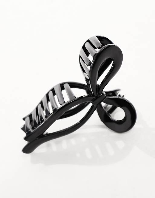 ASOS DESIGN – Haarspange in Schwarz mit Schleifendetail, 2 von 4