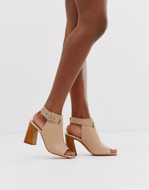 Asos open toe hot sale boots