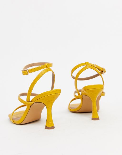 Sandale jaune moutarde new arrivals