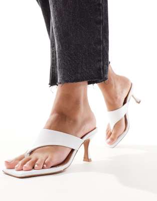  Hailey premium leather toe thong mid sandals 