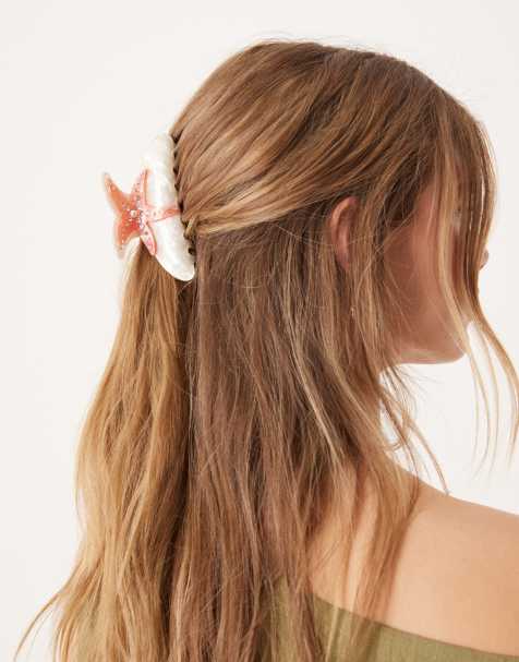 ASOS DESIGN hair claw with starfish design - view 1