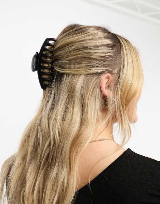 ASOS DESIGN hair clip claw in black