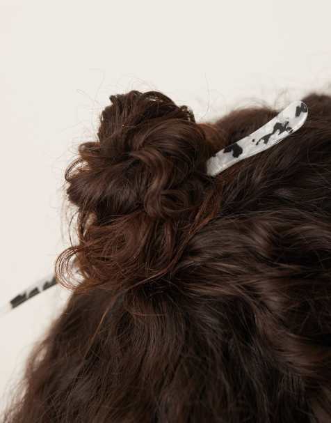 ASOS DESIGN hair pin in monochrome - view 1