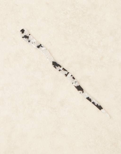 ASOS DESIGN hair pin in monochrome