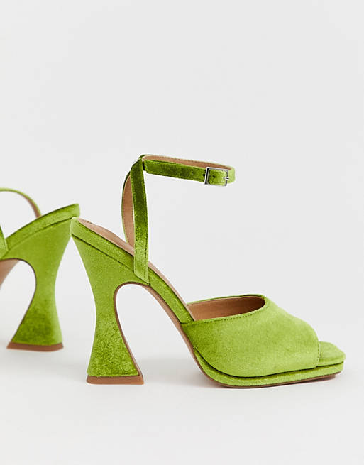ASOS Hakka Platform Heeled Sandals Womens Shoes Heels Sandal heels 