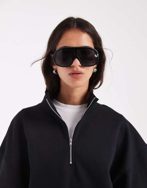 ASOS DESIGN brushback sweats mix & match in black, 2 of 6