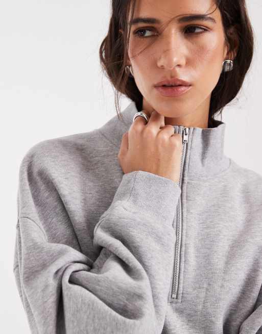 ASOS DESIGN brushback sweats mix & match in gray heather, 2 of 6