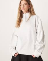 AllSaints Biggy tonal logo oversized t-shirt in stone