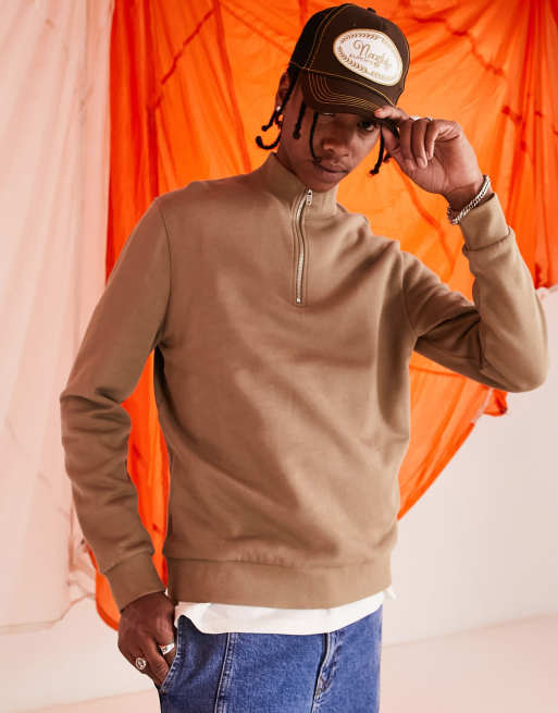 Custom Fitted Half-Zip Sweatshirt