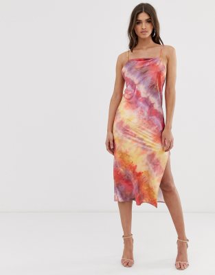 asos tie dye dress