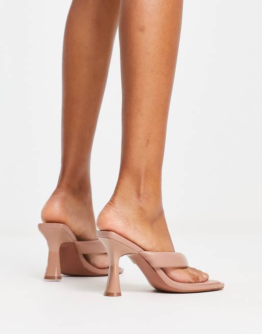 Nude 2024 thong heel