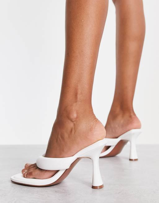 Toe post mule outlet heels