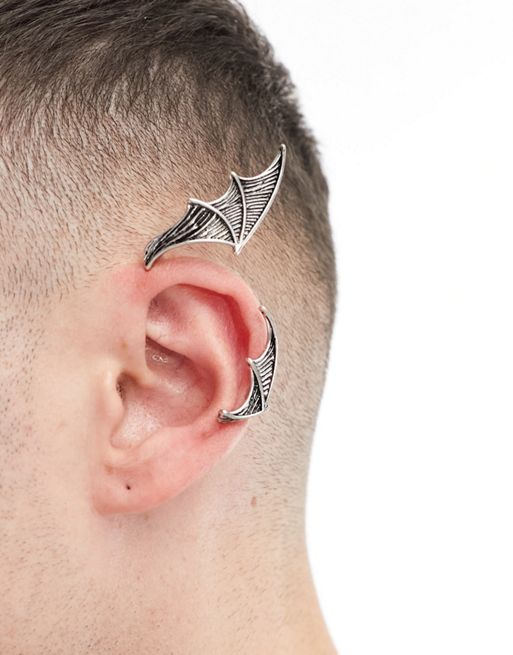Ear Man Ear Cuff - Silver
