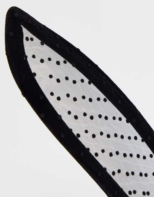 ASOS DESIGN Halloween bunny ears with spotty veil headband, 3 of 4