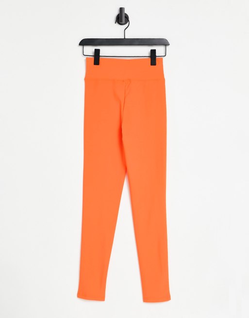  ASOS DESIGN - Halloween - Legging à taille haute - Orange mat satiné, 2 de 4
