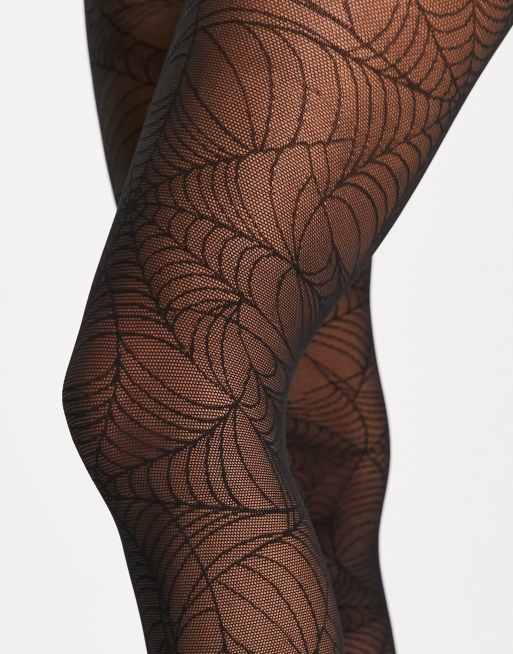 Mesh Spider Web Tights  Spider web tights, Black patterned tights, Cool  tights