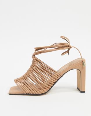 asos beige heels