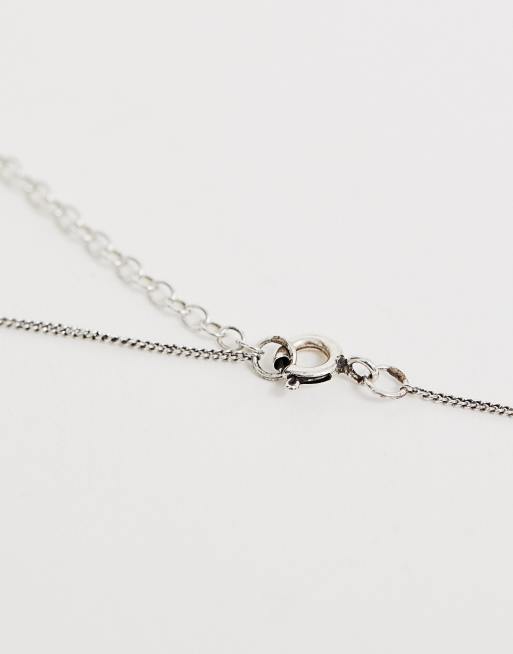 ASOS DESIGN – Halsband med St Christopher-hänge i sterlingsilver, 4 av 4