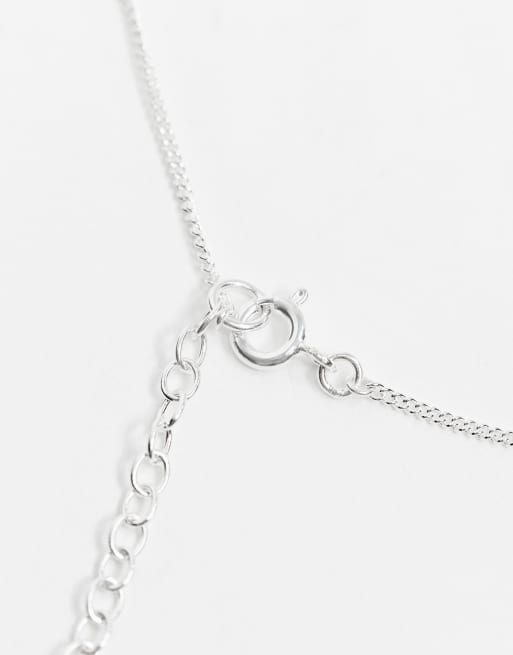 ASOS DESIGN – Halskette aus Sterlingsilber mit Kreuzanhänger, 4 von 4