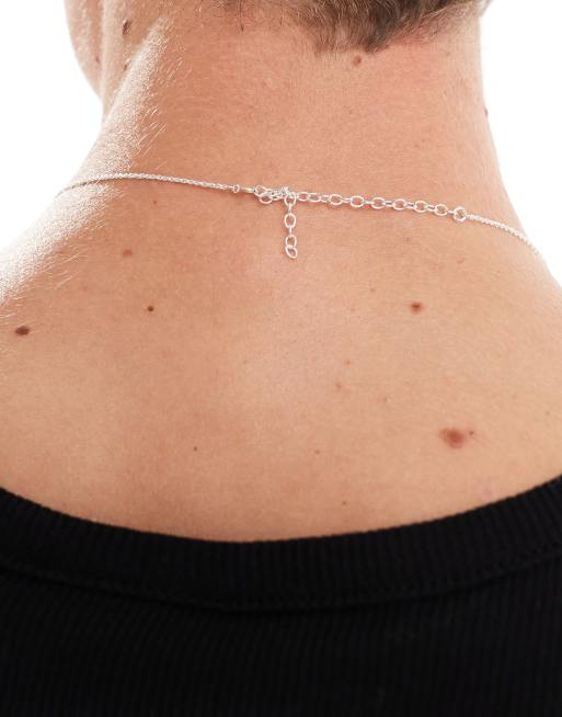 ASOS DESIGN – Halskette im Kordeldesign aus Sterlingsilber  , 2 von 4