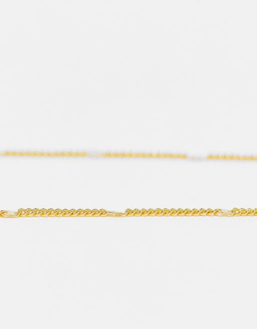 ASOS DESIGN – Halskette mit Herzanhänger im 3D-Design und 14-karätiger Vergoldung, 2 von 4