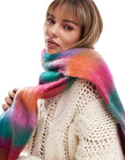 ASOS DESIGN - Halstørklæde med multifarvede tern, 4 af 4