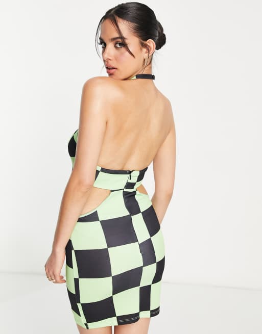 Asos hotsell checkered dress